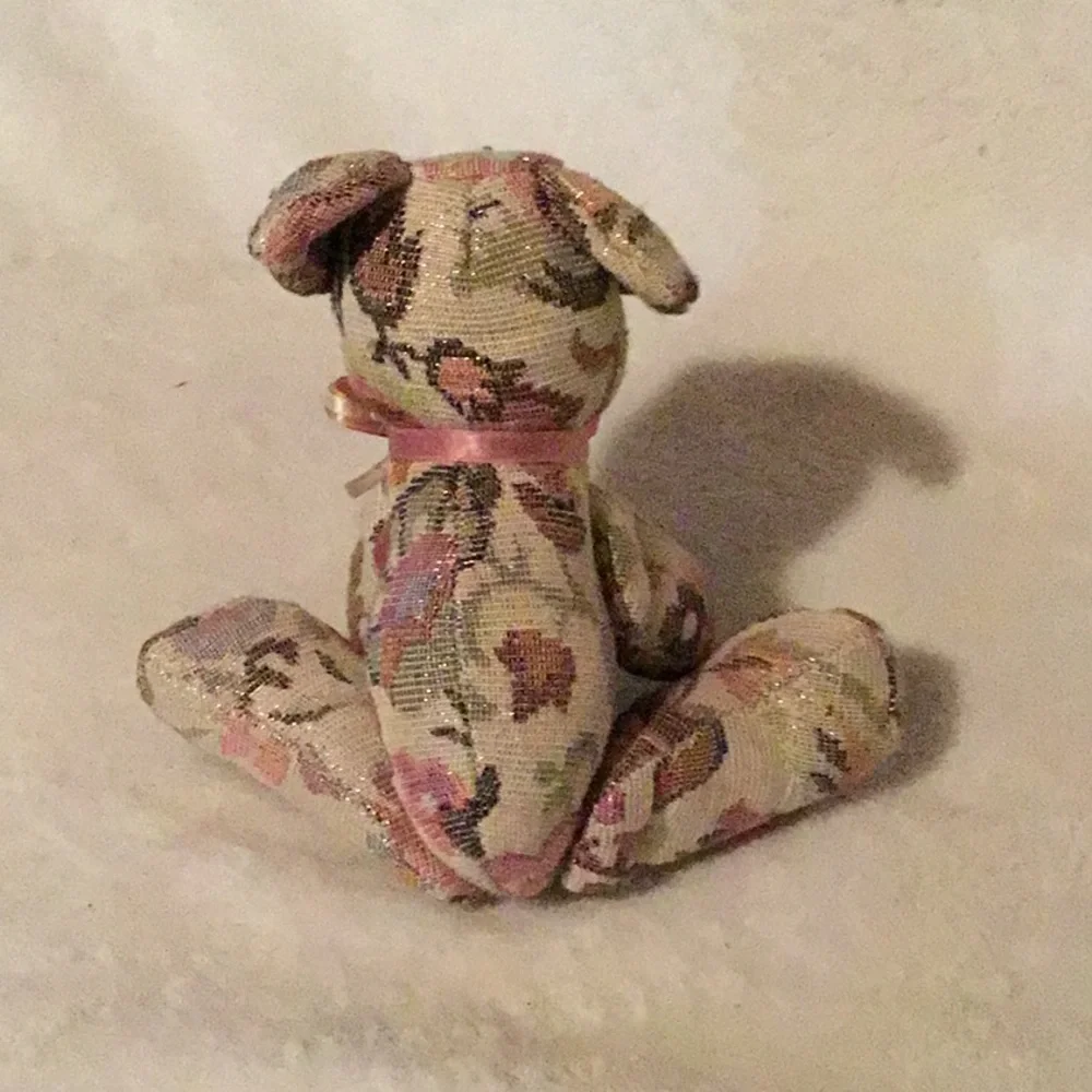 Jointed tapestry teddy